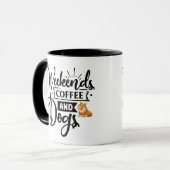 Mug L'art du chien positif | Devis motivationnel (Devant gauche)