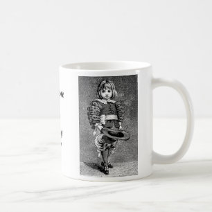 Mug L'art du garçon dans les années 1800 avec un Casqu