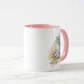 Mug L'art du léopard des neiges encore doux et ancré (Devant droit)