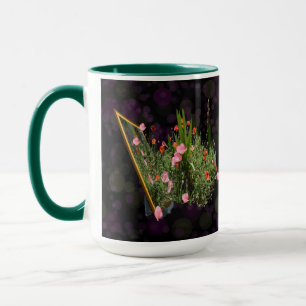 Mug L'Art Du Popot Rose Et Rouge,