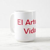 Mug L'Art Est La Vie (Devant gauche)