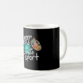 Mug L'art est mon sport favori Splash vert (Devant droit)