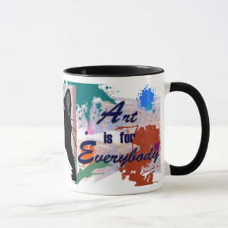 Mug L'art est pour tout le monde - même des chats !