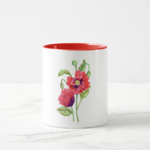 Mug L'art floral des Papes rouges