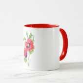 Mug L'art floral des Papes rouges (Devant droit)