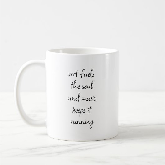 Mug L'Art Fusionne L'Âme (Gauche)