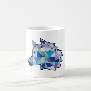 Mug L'art graphique Wolf original   Profil du visage d