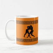 Mug L'art grec - La lutte pour la boue de café (Gauche)