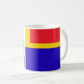 Mug L'art inspiré par l'artiste Abstrait Piet Mondrian (Devant droit)