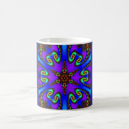 Mug L'art numérique dynamique kaléidoskope (Centre)