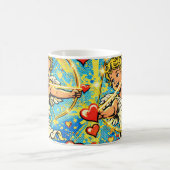 Mug L'art Pop de deux cupidons jouant (Centre)