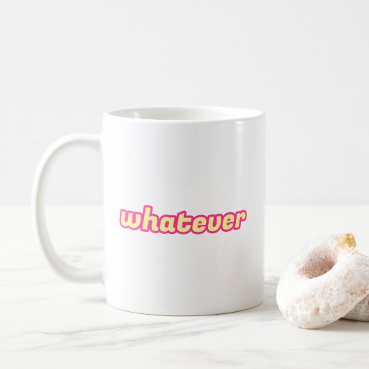 Mug L'art 'Qu'importe' (Avec donut)