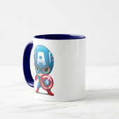 Mug L'Art Stylisé Captain America (Devant gauche)