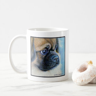 Mug L'art tibétain du chien espagnol par Glenda S. Ha
