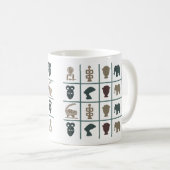 Mug L'art tribal abstrait africain (Devant droit)