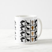Mug L'art tribal abstrait africain (Devant droit)