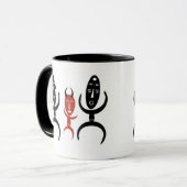 Mug L'art tribal africain Abstrait (Devant gauche)