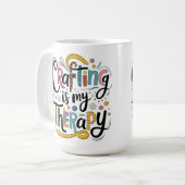 Mug "L'artisanat est ma thérapie (Devant gauche)