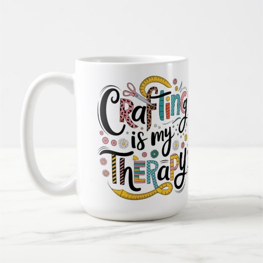Mug "L'artisanat est ma thérapie (Gauche)