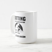 Mug L'artisanat inflexible : Le Creed de Brick Mason (Devant gauche)