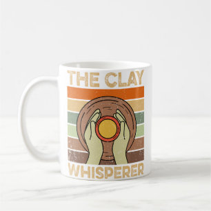 Mug L'artiste céramiste rétro The Clay Whisperer