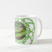 Mug Larva de la chenille papillon (Devant droit)