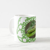 Mug Larva de la chenille papillon (Devant gauche)