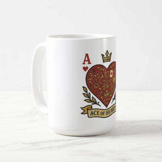 Mug L'as des coeurs (Devant gauche)