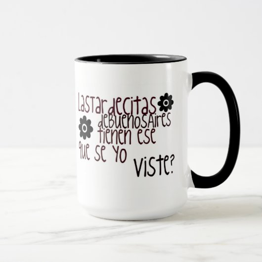 Mug Las Tardecitas De Buenos Aires (Droite)
