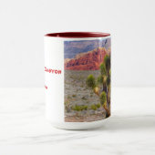 Mug Las Vegas : Canyon rouge de roche, Nevada (Centre)