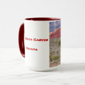 Mug Las Vegas : Canyon rouge de roche, Nevada (Devant gauche)