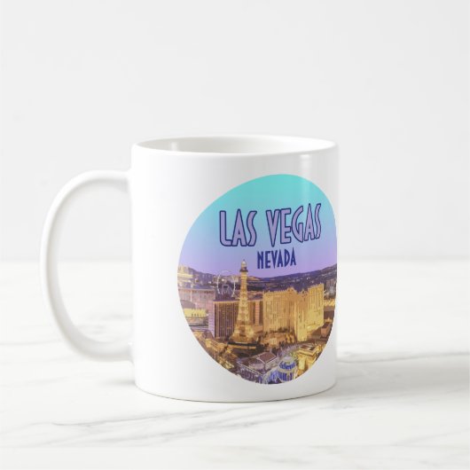 Mug Las Vegas Nevada Le Strip Vintage (Gauche)