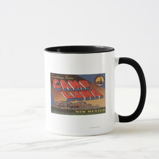 Mug Las Vegas, Nouveau-Mexique - Camp Luna (Droite)