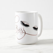 Mug Lash Boss Lash Artiste Eyebrow Lashes Rose Gold (Devant droit)