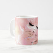 Mug Lash Boss Makeup Eyebrow Eyes Lashes Dripping Gold (Devant gauche)