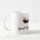 Mug Lashes Beauté Maquillage Lash Extension Rose Café (Gauche)