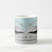 Mug Lashes Beauty Studio maquillage Artiste Blue Aqua (Centre)