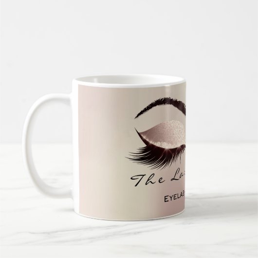 Mug Lashes Extension Beauté Studio Blush Parties scint (Gauche)