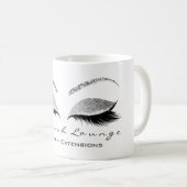 Mug Lashes Extension Beauty Studio Parties scintillant (Devant droit)