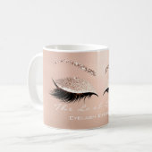 Mug Lashes Extension Beauty Studio Rose Gold Maquillag (Devant gauche)