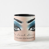 Mug Lashes Extension Maquillage oculaire Studio Bleu R (Centre)
