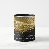 Mug Lashes Extension Maquillage Studio Gold Lux Black (Centre)