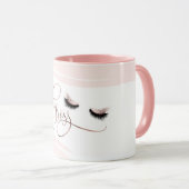 Mug Lashes rose Gold (Devant droit)