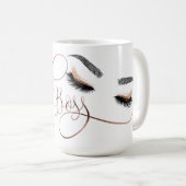 Mug Lashes rose Gold (Devant droit)