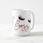 Mug Lashes rose Gold (Devant droit)