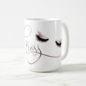 Mug Lashes rose Gold (Devant droit)