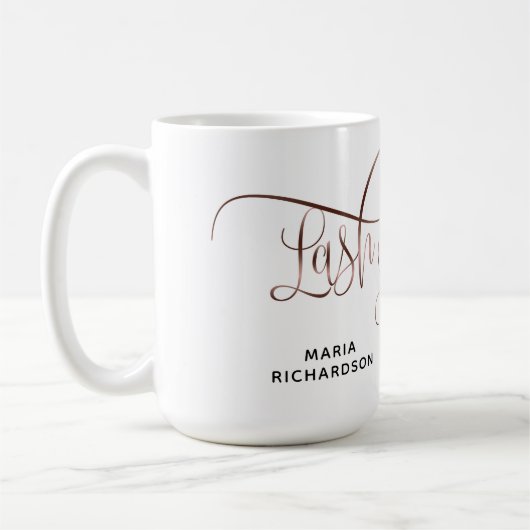 Mug Lashes rose Gold (Gauche)