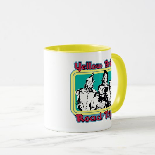 Mug L'Assistant D'Oz™ | Route en brique jaune! (Devant droit)