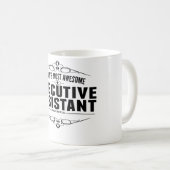 Mug L'assistant exécutif le plus impressionnant du (Devant droit)