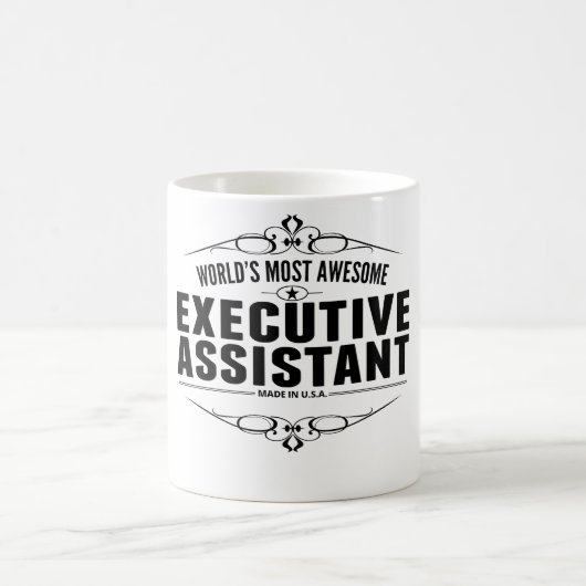Mug L'assistant exécutif le plus impressionnant du (Centre)